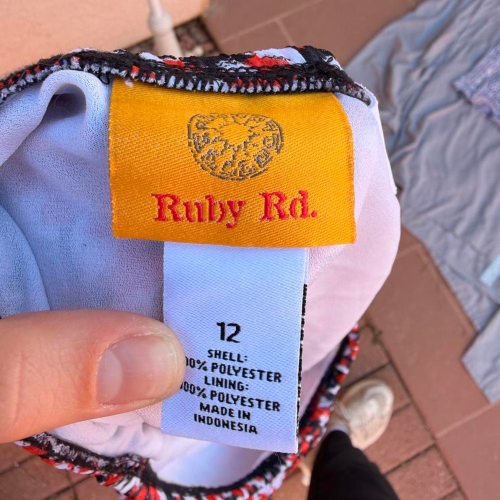 Ruby Rd. red maxi skirt. - Picture 7 of 8